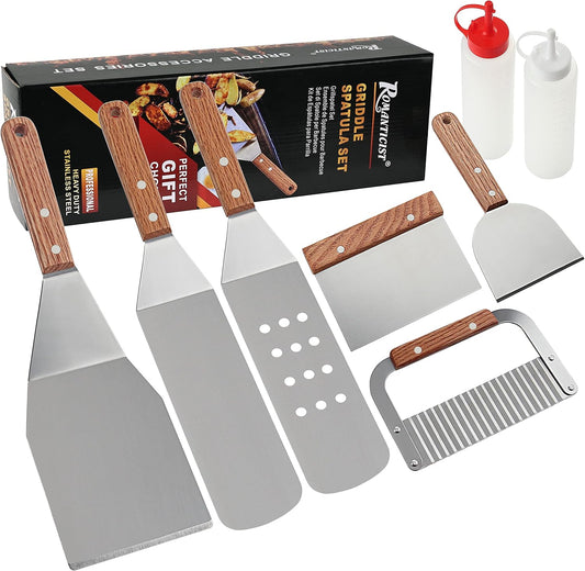 ROMANTICIST 8PCS Professional Griddle Accessory Set