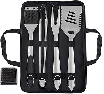 Grilljoy 8PCS Heavy Duty Barbecue Grill Tool Set