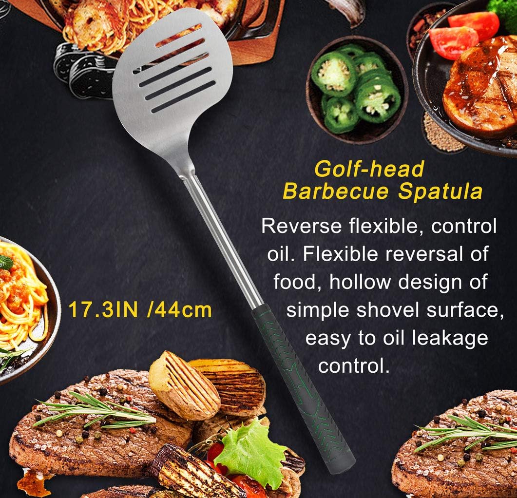 POLIGO 7 Pieces Golf Club Style Barbecue Tool Set, Grilling Tools