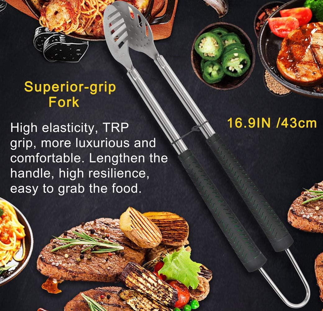 POLIGO 7 Pieces Golf Club Style Barbecue Tool Set, Grilling Tools