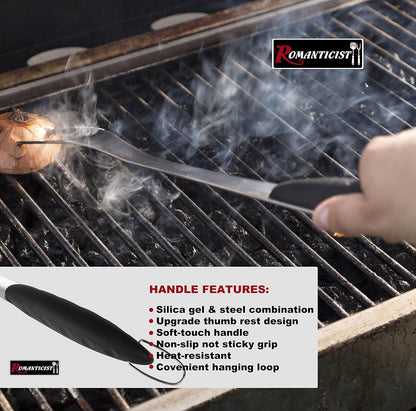 ROMANTICIST 4PCS Chef's BBQ Accessories - Professional BBQ Set
